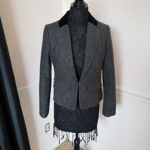 American Eagle Outfitters Gray Blazer